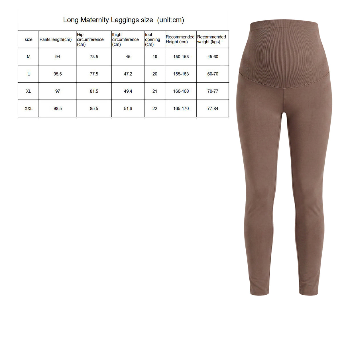 MOON Maternity Leggings – High Waist Belly Support Pregnancy Pants