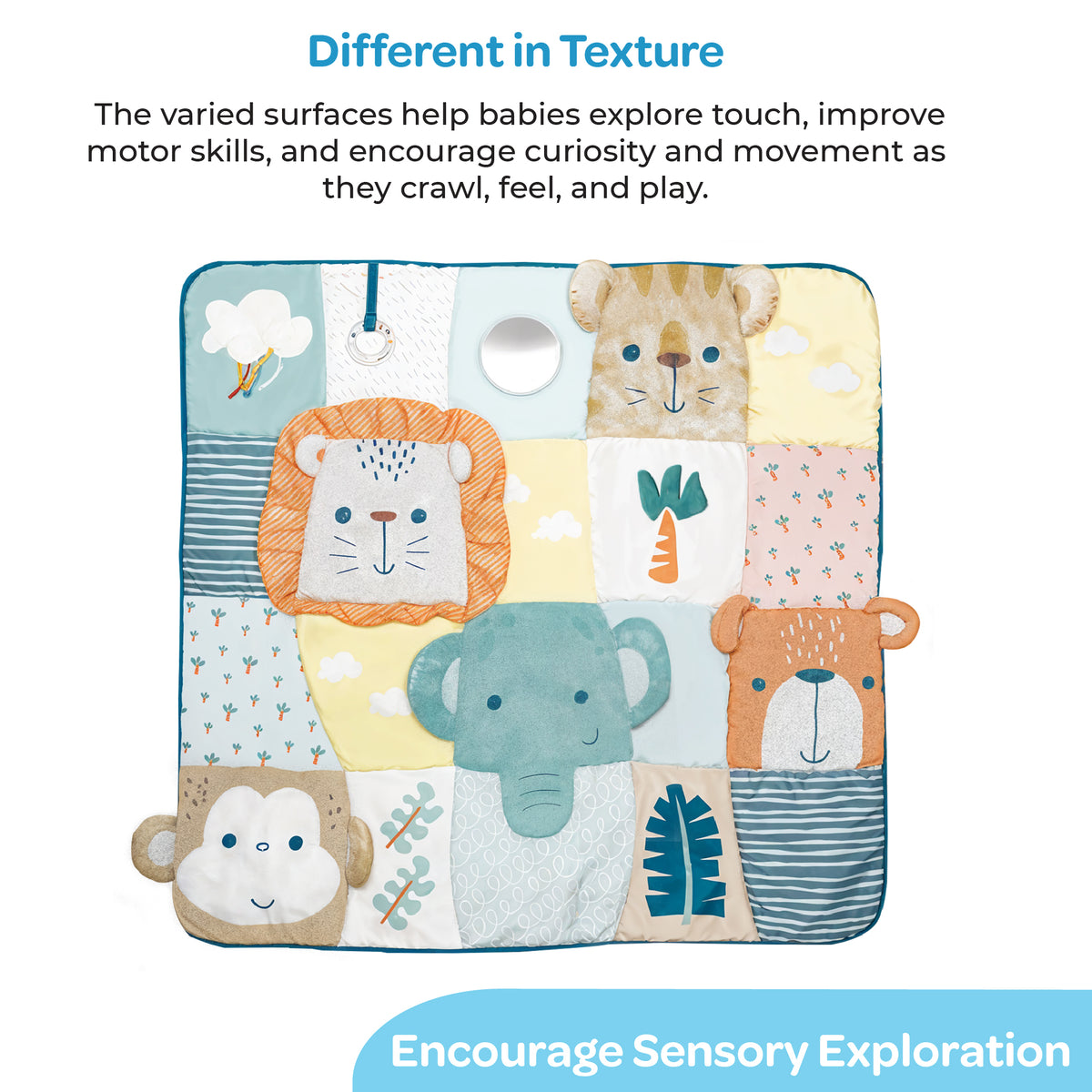 The Moon Brand Wilde Baby Floormat for Infants & Toddlers – Soft Cushioned Floor Mat