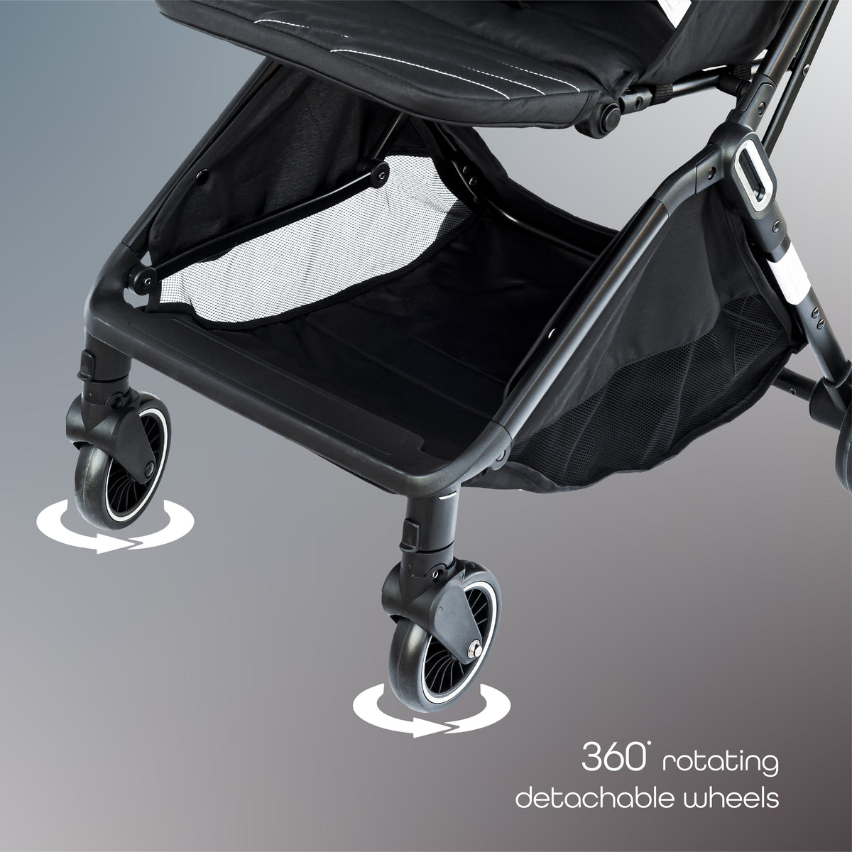 MOON Pronto Autofold stroller -Leaf Pattern — The Moon Brand product image