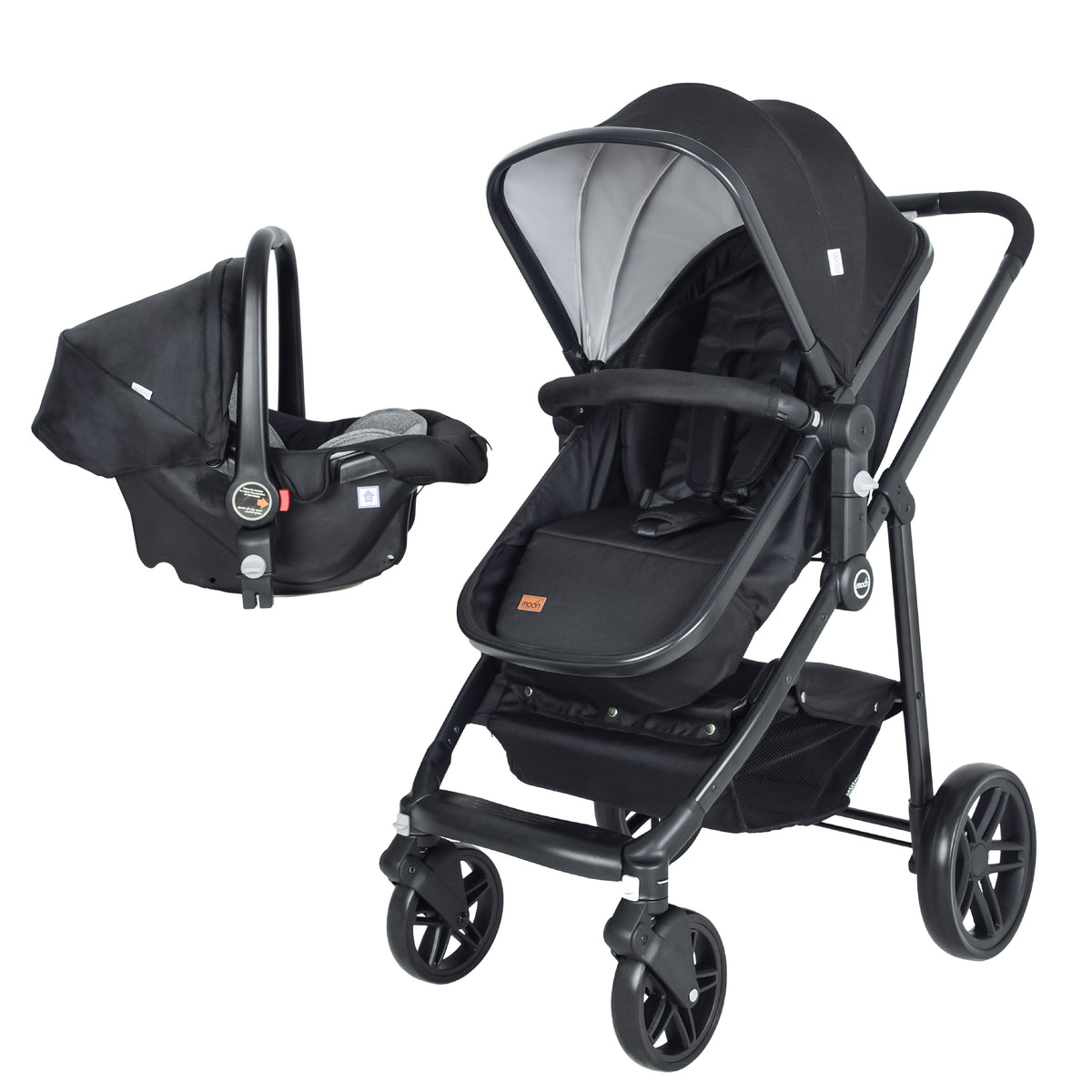 MOON Tres 3 in 1 Travel System-Black - The Moon Brand™