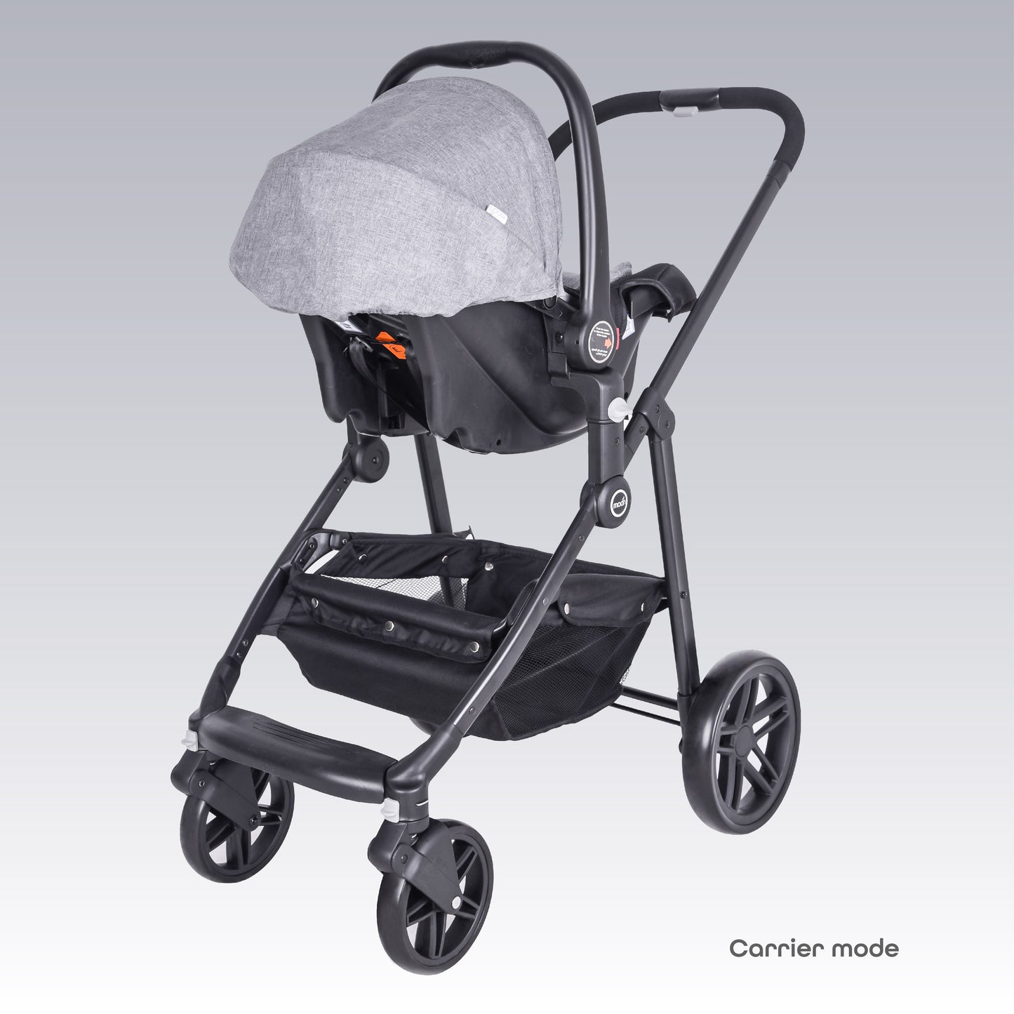 MOON Tres 3 in 1 Travel System-Black