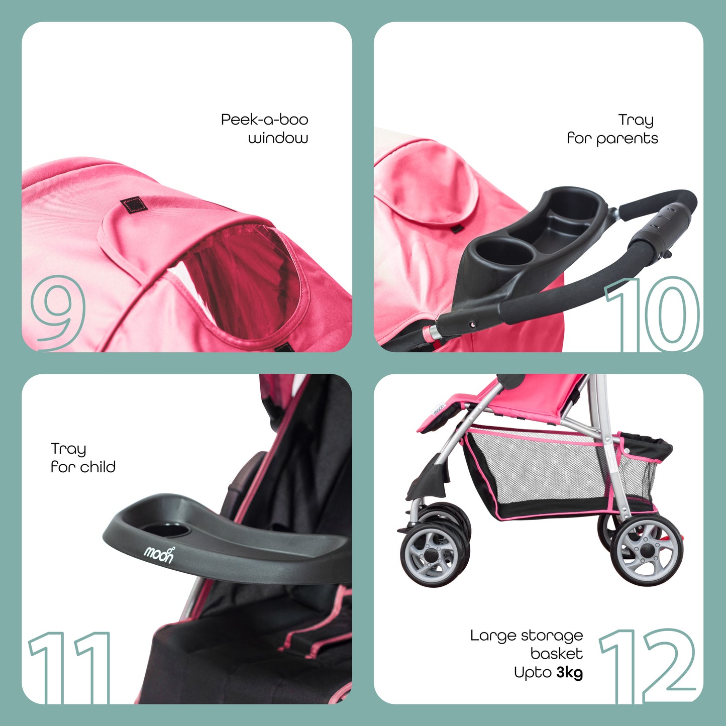 MOON Trek - One Fold Stroller