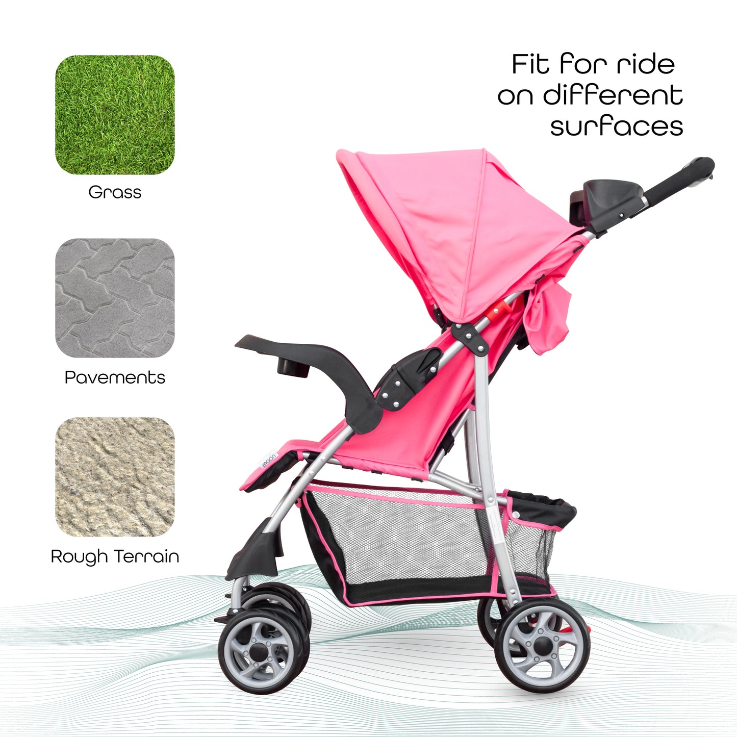 MOON Trek - One Fold Stroller