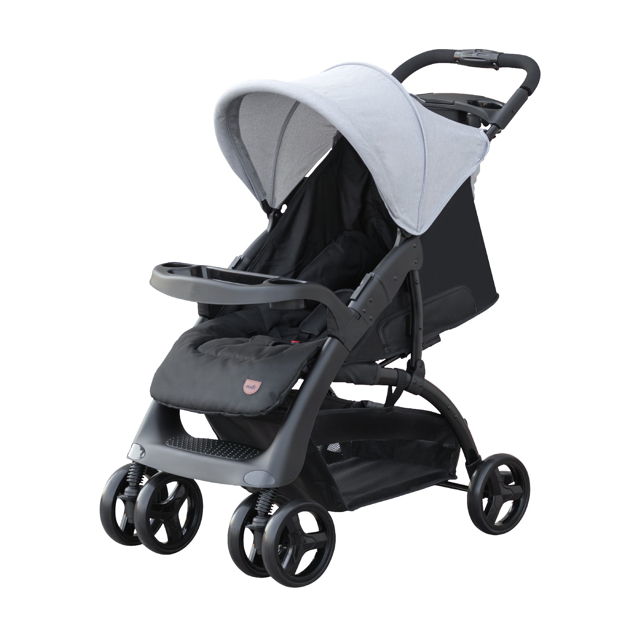 MOON Aria Baby Stroller -Light Grey - The Moon Brand™
