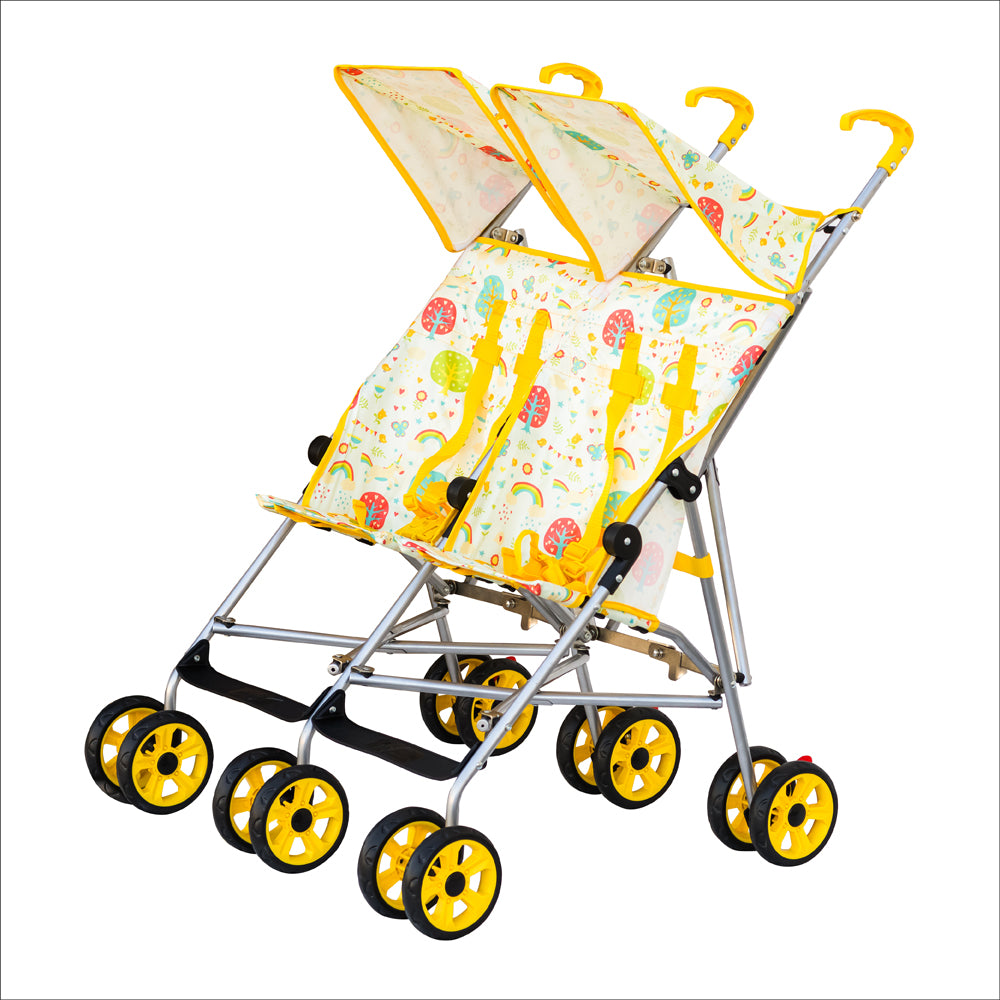 MOON Jet Plus Twin Buggy-Yellow - The Moon Brand™