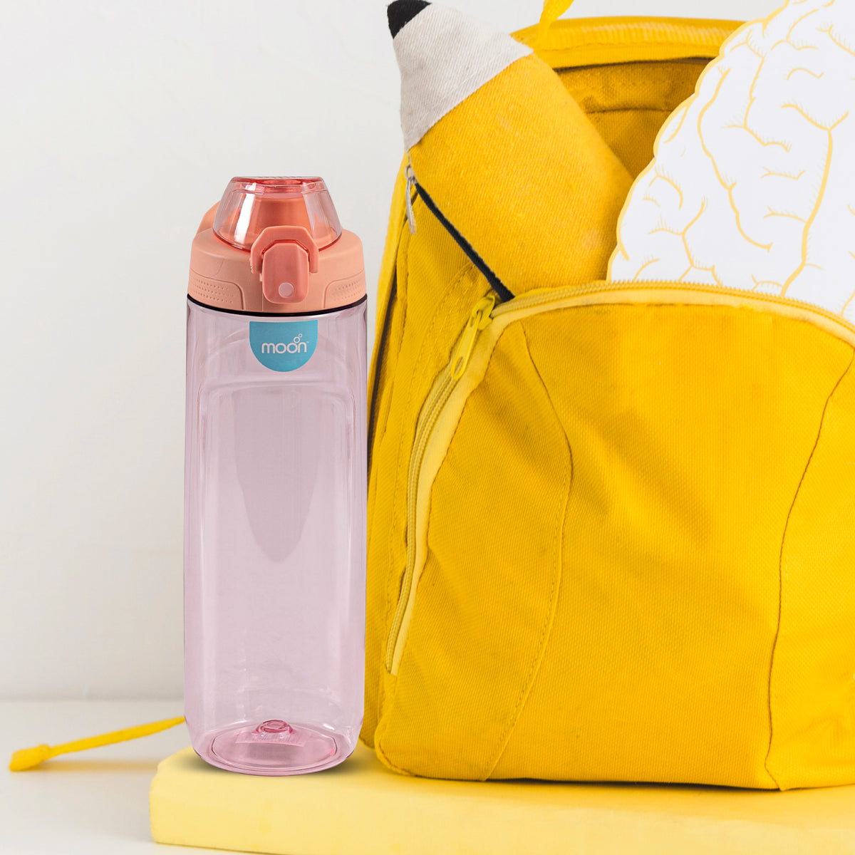 The Moon Brand Active Chug Bottle for Kids Portable 700ml Sippy Mug with Easy Sipping Spill Proof & Break Resistant BPA Free Dishwasher Safe- for All Kids- Blue - The Moon Brand™
