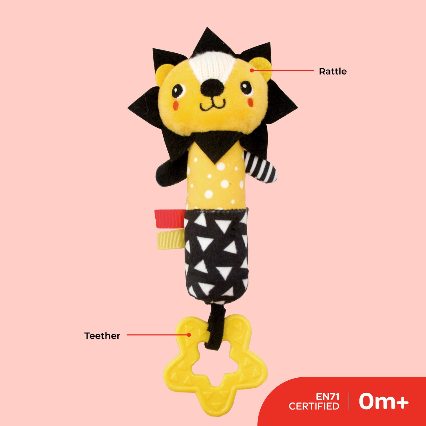 MOON Soft Rattle Toy - Lion
