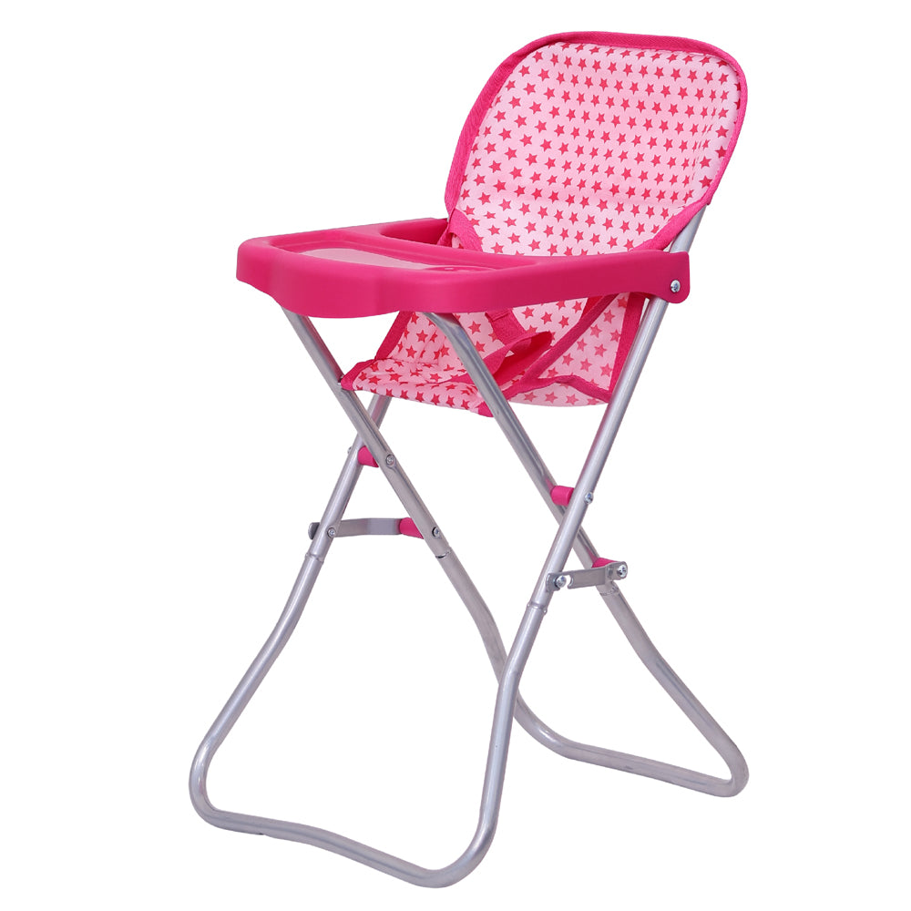 MOON Toy Doll Highchair-Pretend to play-Pink - The Moon Brand™