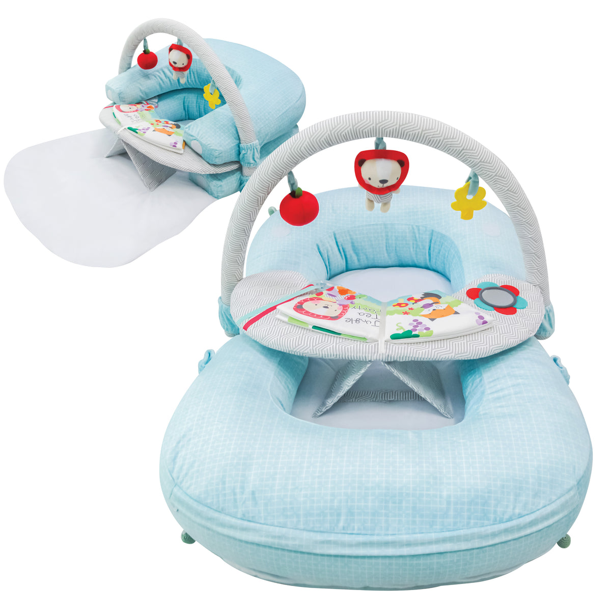 MOON Sit,Feed,Nap n Play -Blue - The Moon Brand™