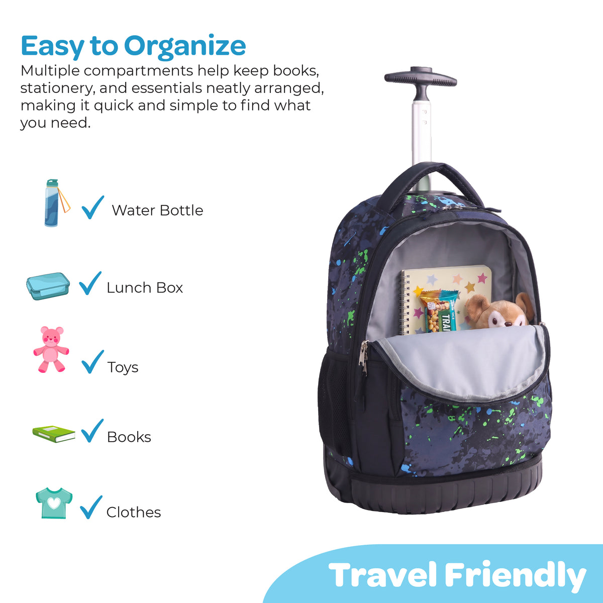 MOON 3 in 1 Kids Trolley Set