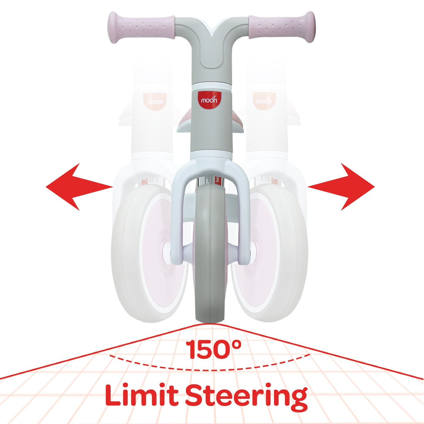 MOON Swift Baby Balance Bike-pink