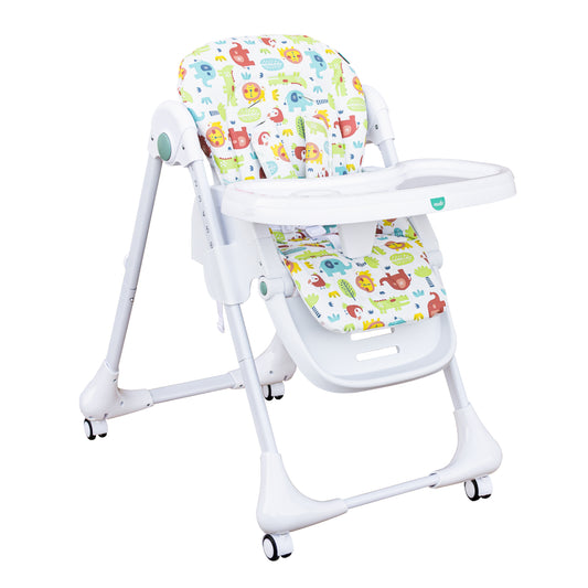 MOON Apex Baby Highchair With 7 adjustable heights and Reclining Feature -Beige