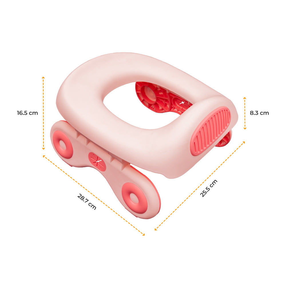MOON Travel Baby Potty Seat (Pink) / MOON Disposable Toilet Seat Cover (Dino, 66 x 63 cm) - The Moon Brand™