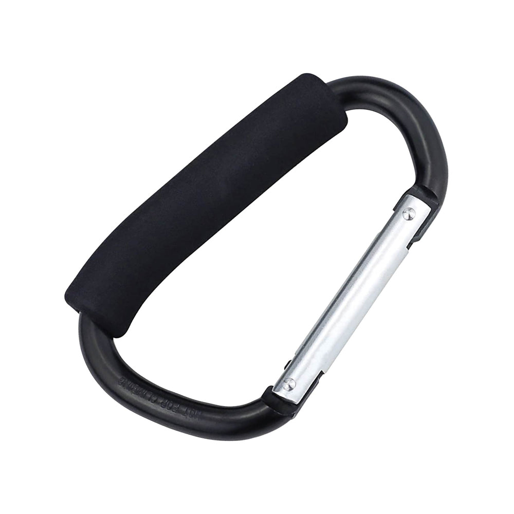 MOON Hands-Free Baby Stroller Hook - Durable, Lightweight & Strong - Black - The Moon Brand™