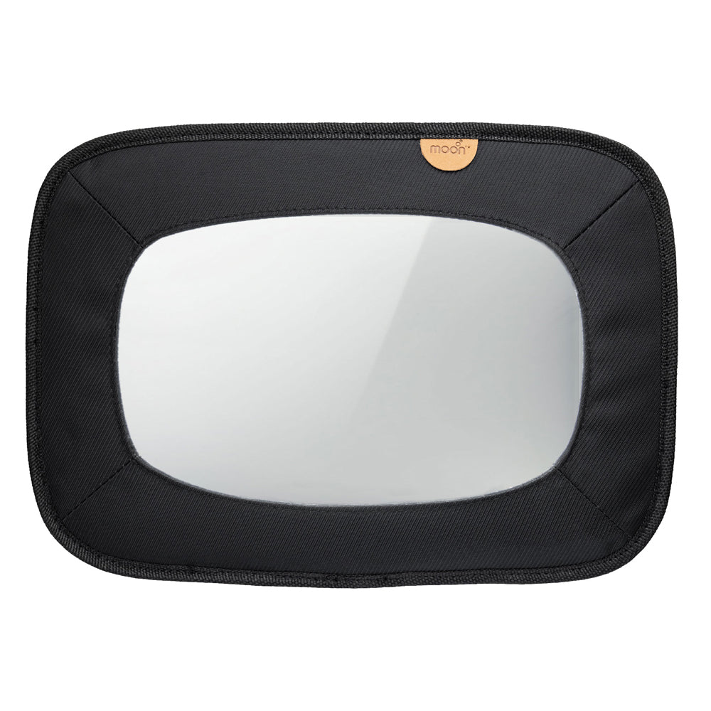 MOON Baby Back Seat Mirror - Universal Fit, Anti-Slip, 360,Degree-Black Twill - The Moon Brand™