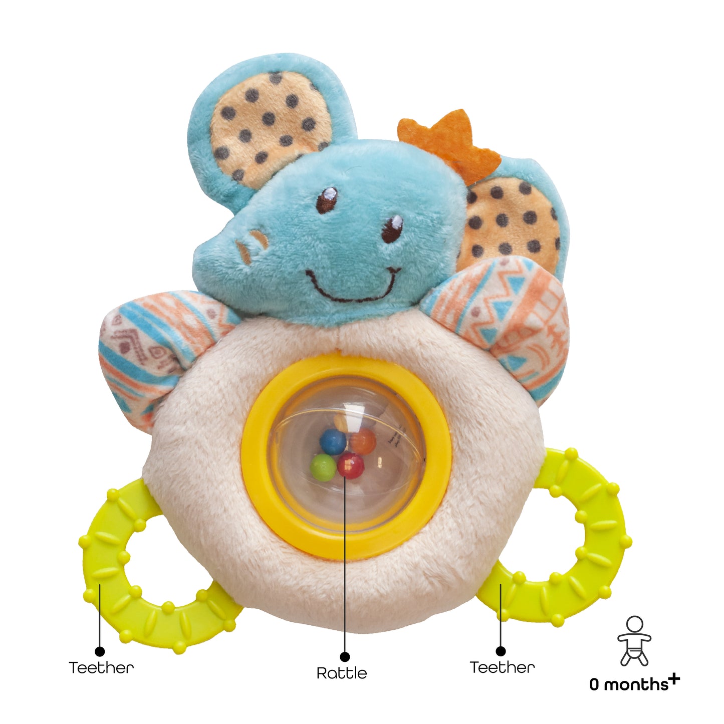 MOON Soft Rattle Toy - Lion