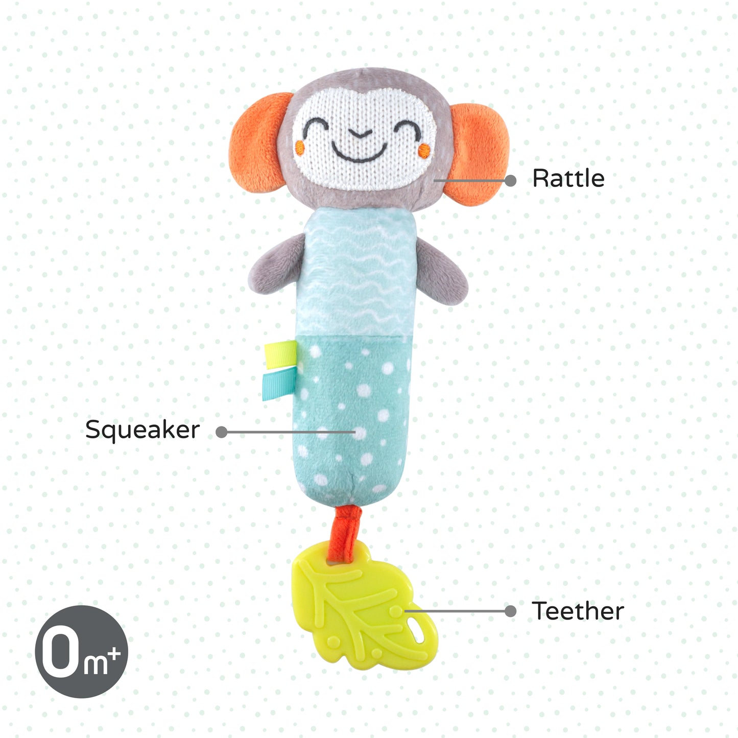 MOON Soft Rattle Toy - Lion