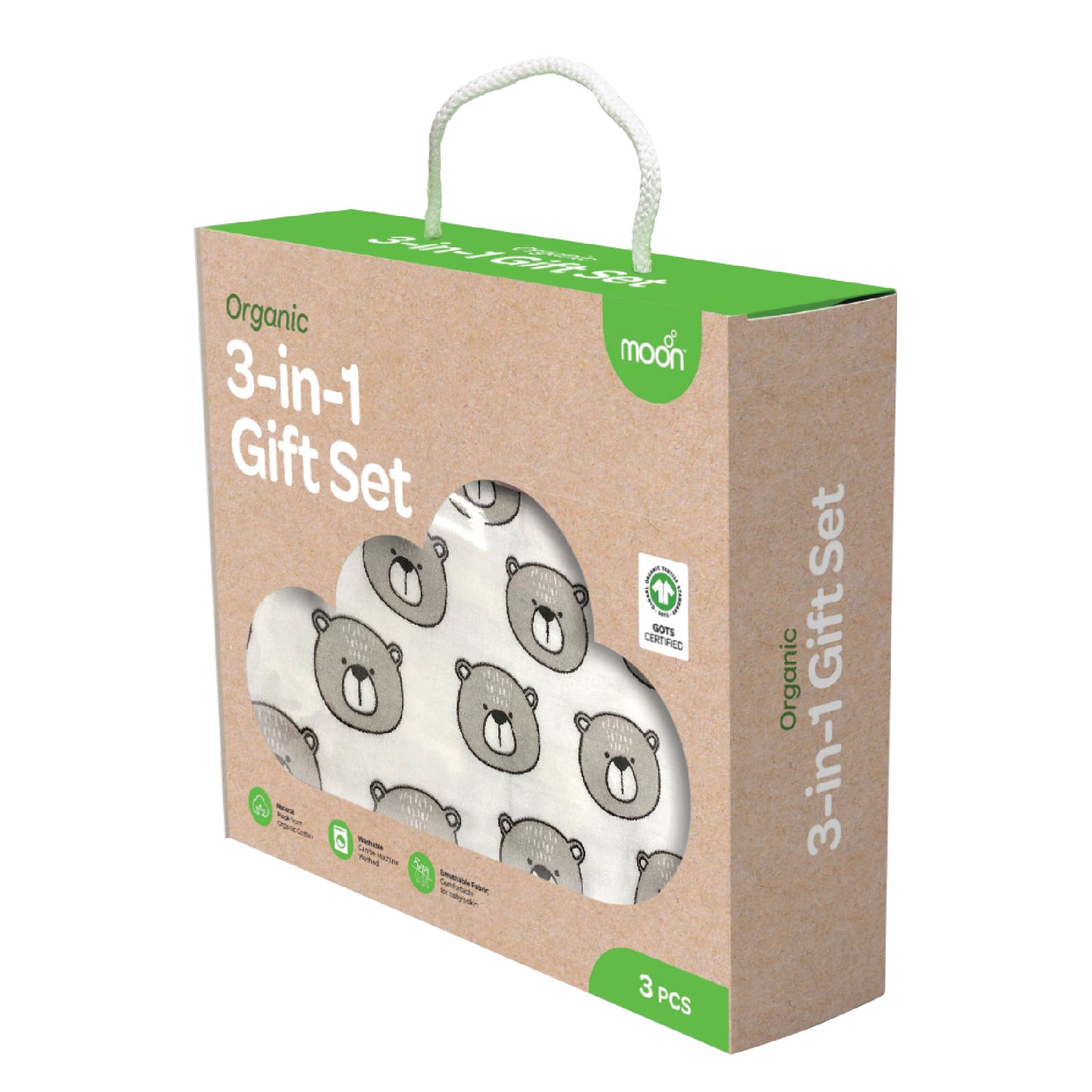 مجموعة هدايا مون ٣ في ١ - طبعة دب