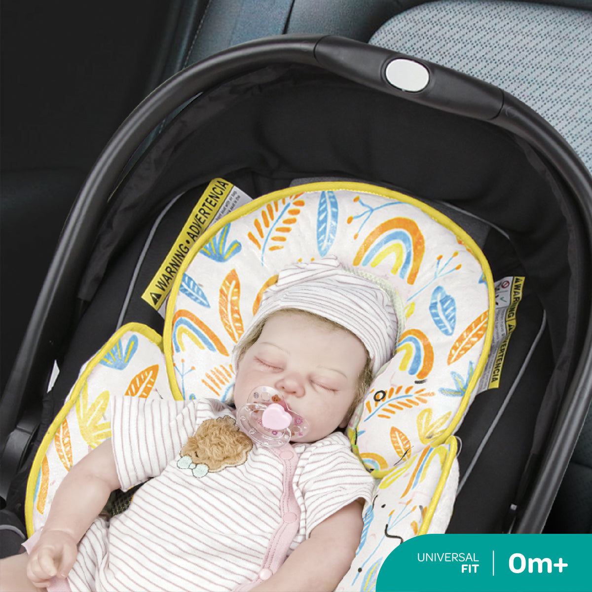 MOON Body Support Cushion-Car seat Pad Seat Warm Pad-Washable support pillow for new-born-Rainbow - The Moon Brand™