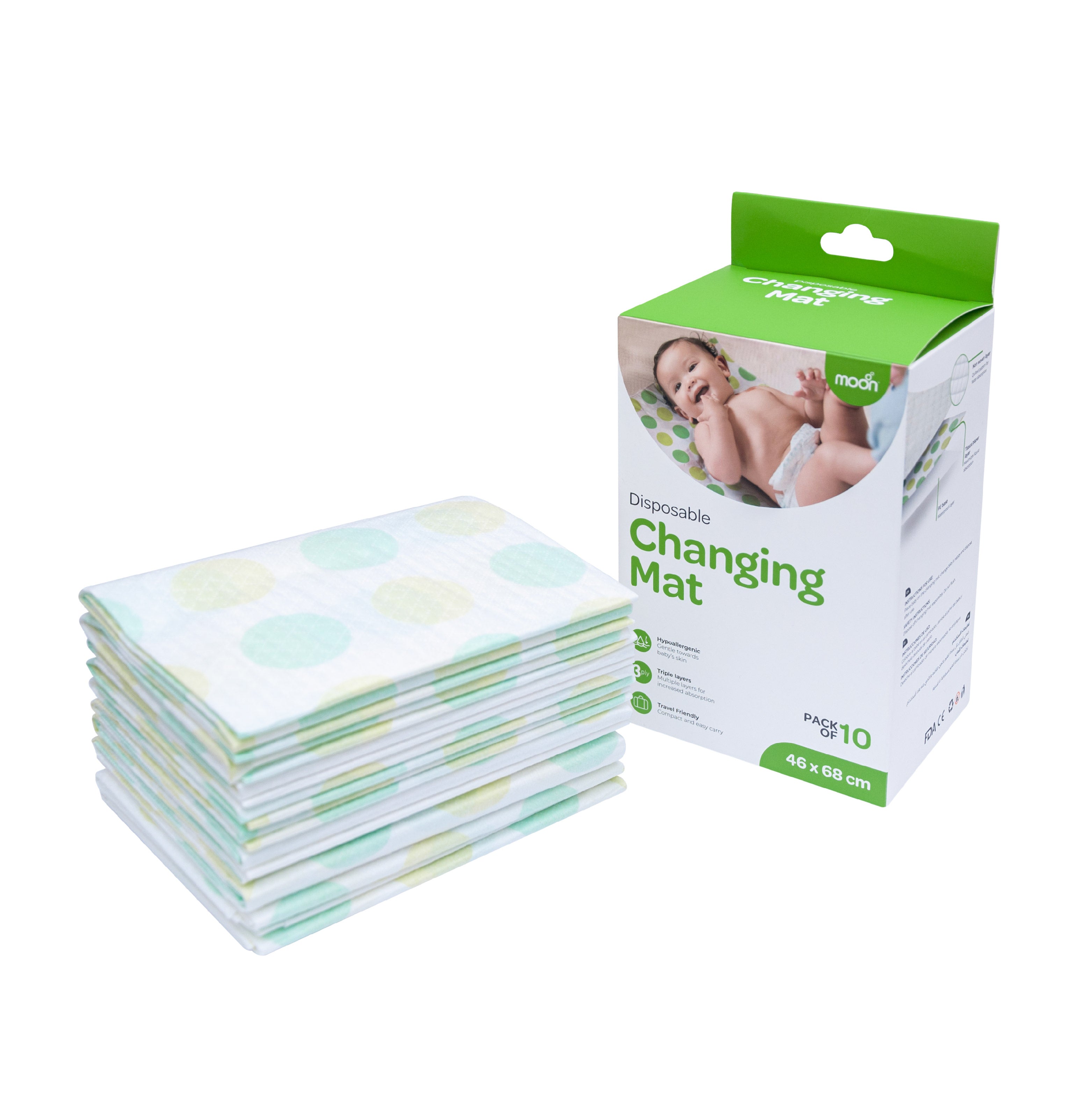 MOON Disposable change mat (46 x 68 cm) - The Moon Brand™