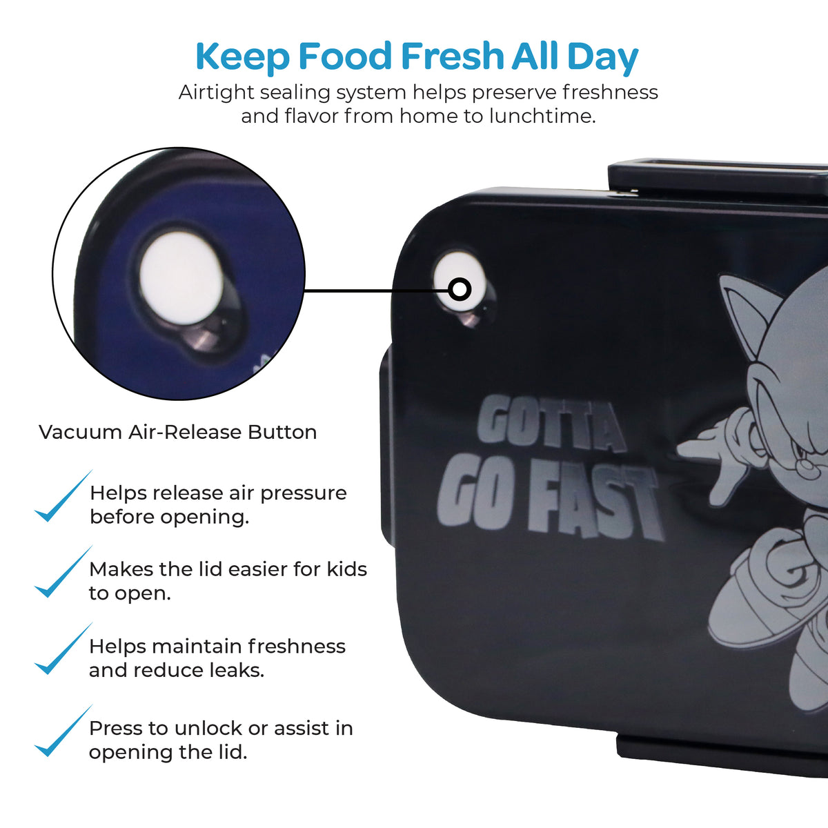 MOON Sonic Kids Lunch Box — The Moon Brand product image