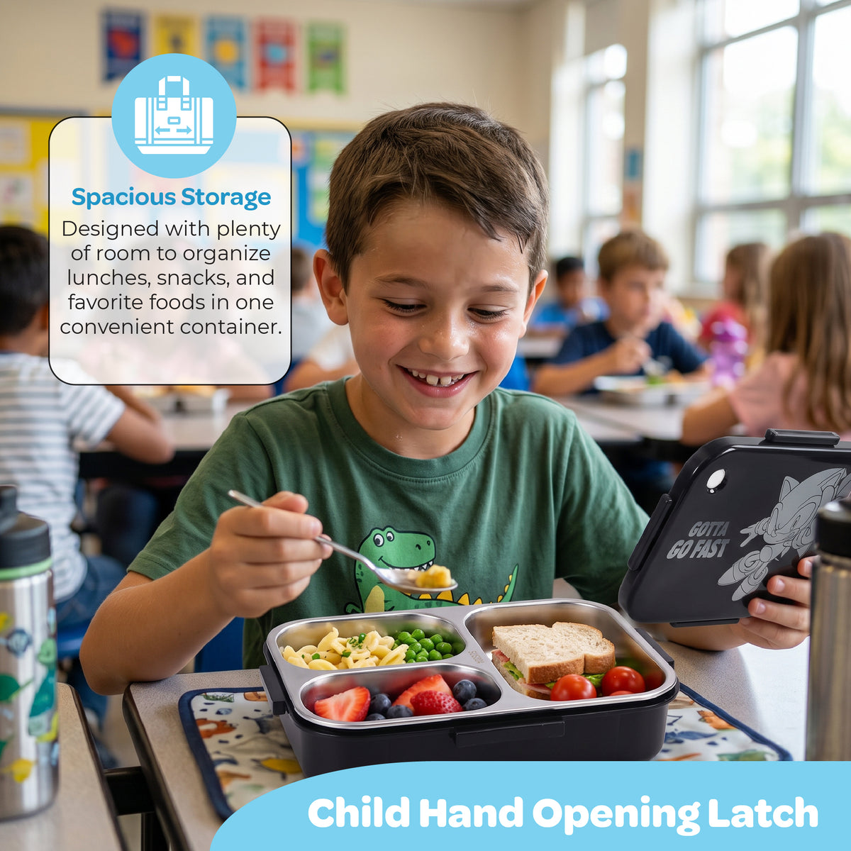 MOON Sonic Kids Lunch Box — The Moon Brand product image