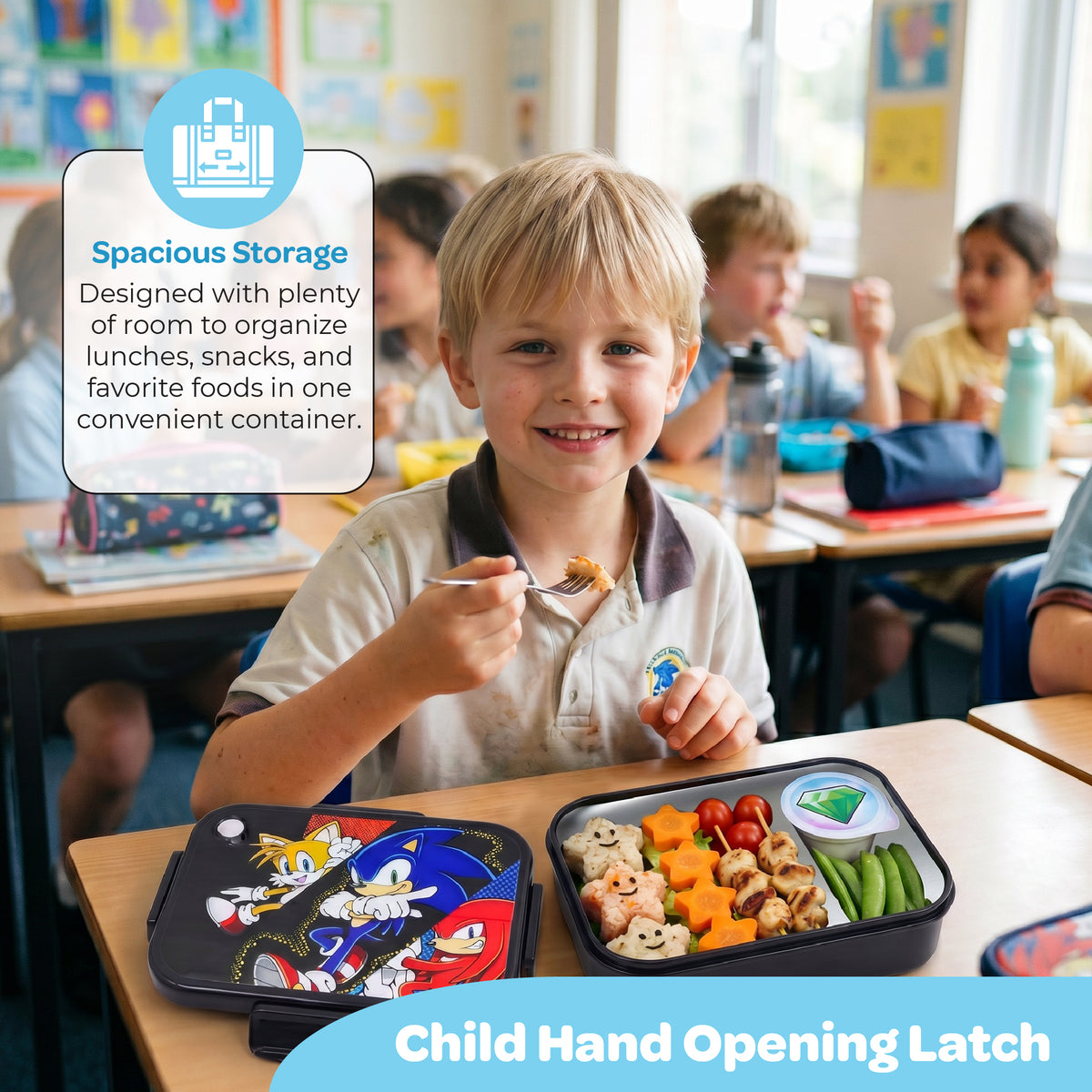 MOON Sonic Kids Lunch Box — The Moon Brand product image
