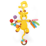 MOON Handcrafted Crochet Toy with Ring & Clip Hanger-Giraffe