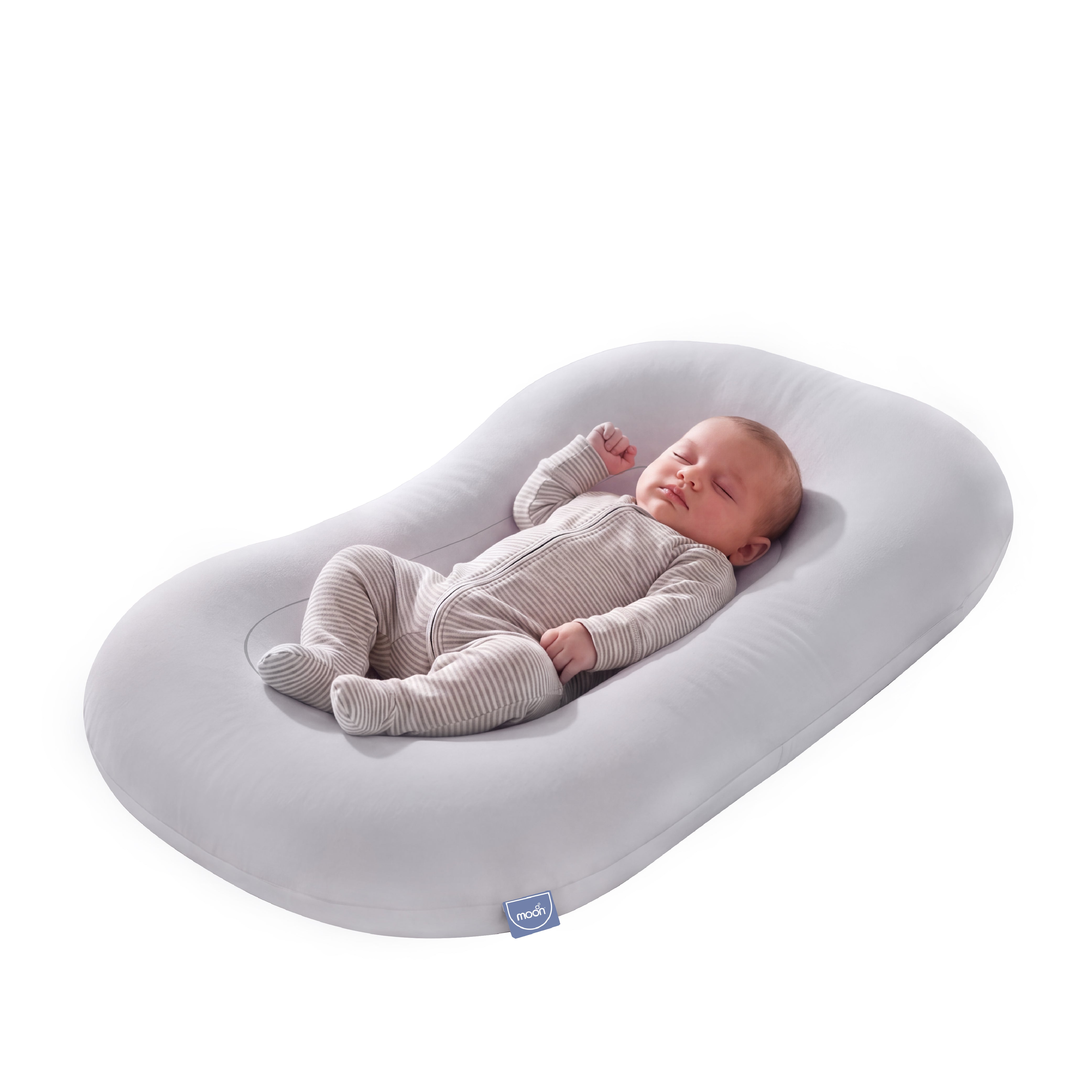MOON Premium Baby Lounger - Grey