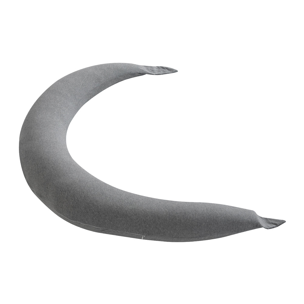 MOON Organic Cresent Maternity Pillow - Light Grey - The Moon Brand™