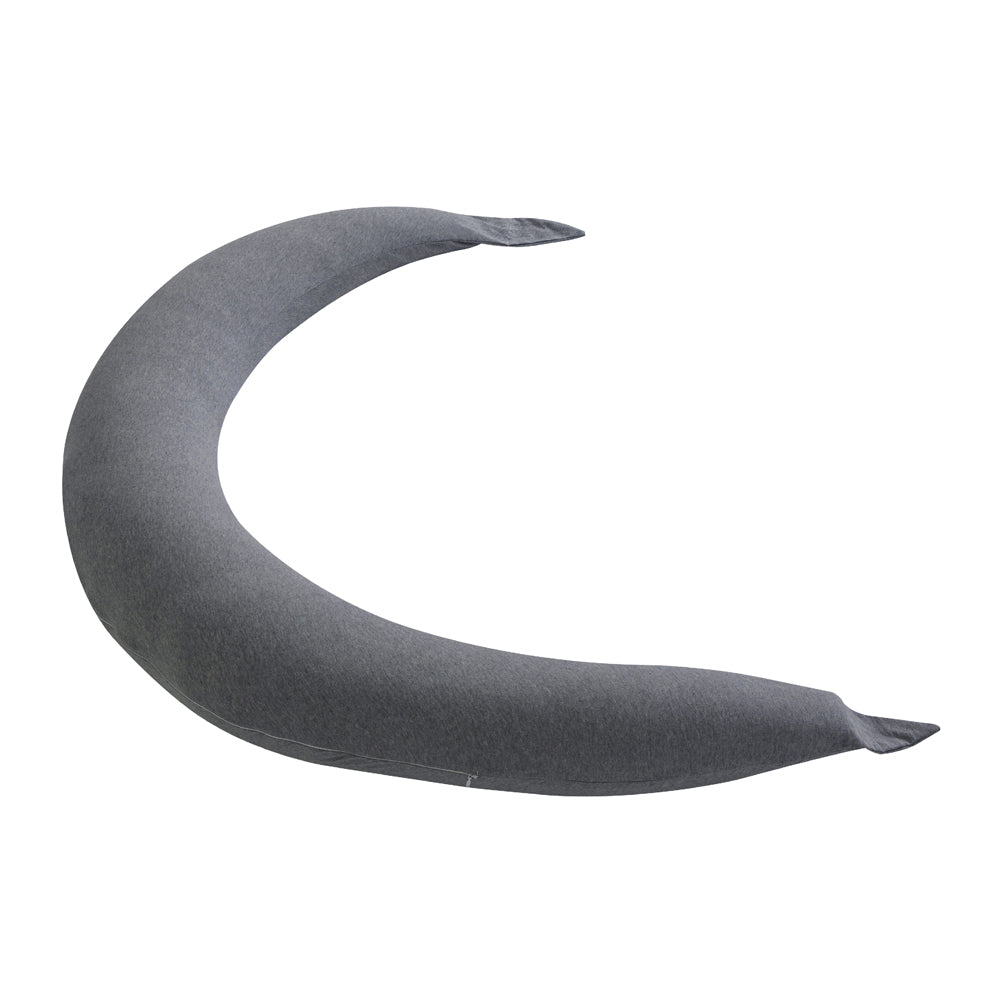 MOON Organic Cresent Maternity Pillow - Light Grey - The Moon Brand™