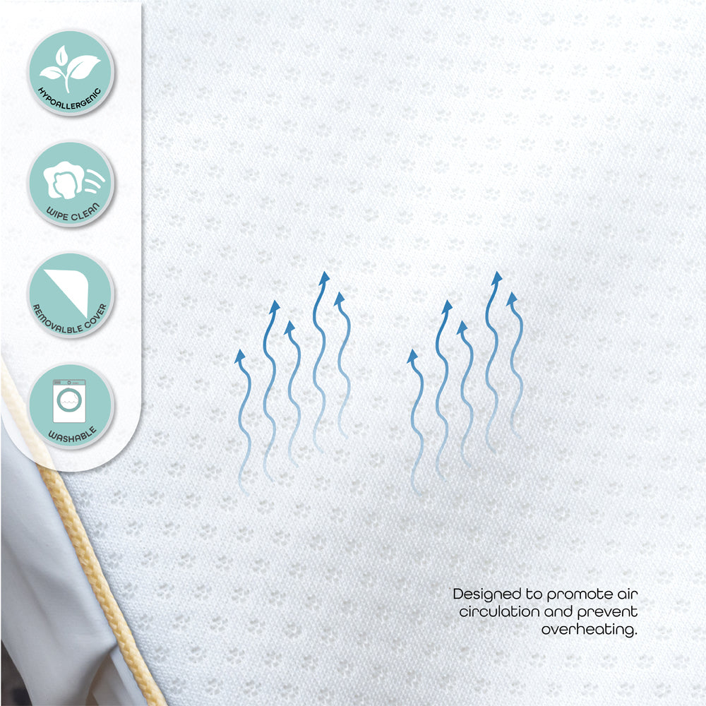 MOON Ventiflow Mattress 120 x 70x 10 cm