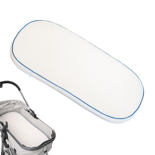 MOON CRIB & PRAM MATTRESS Classic Foam Moses Basket Mattress, White