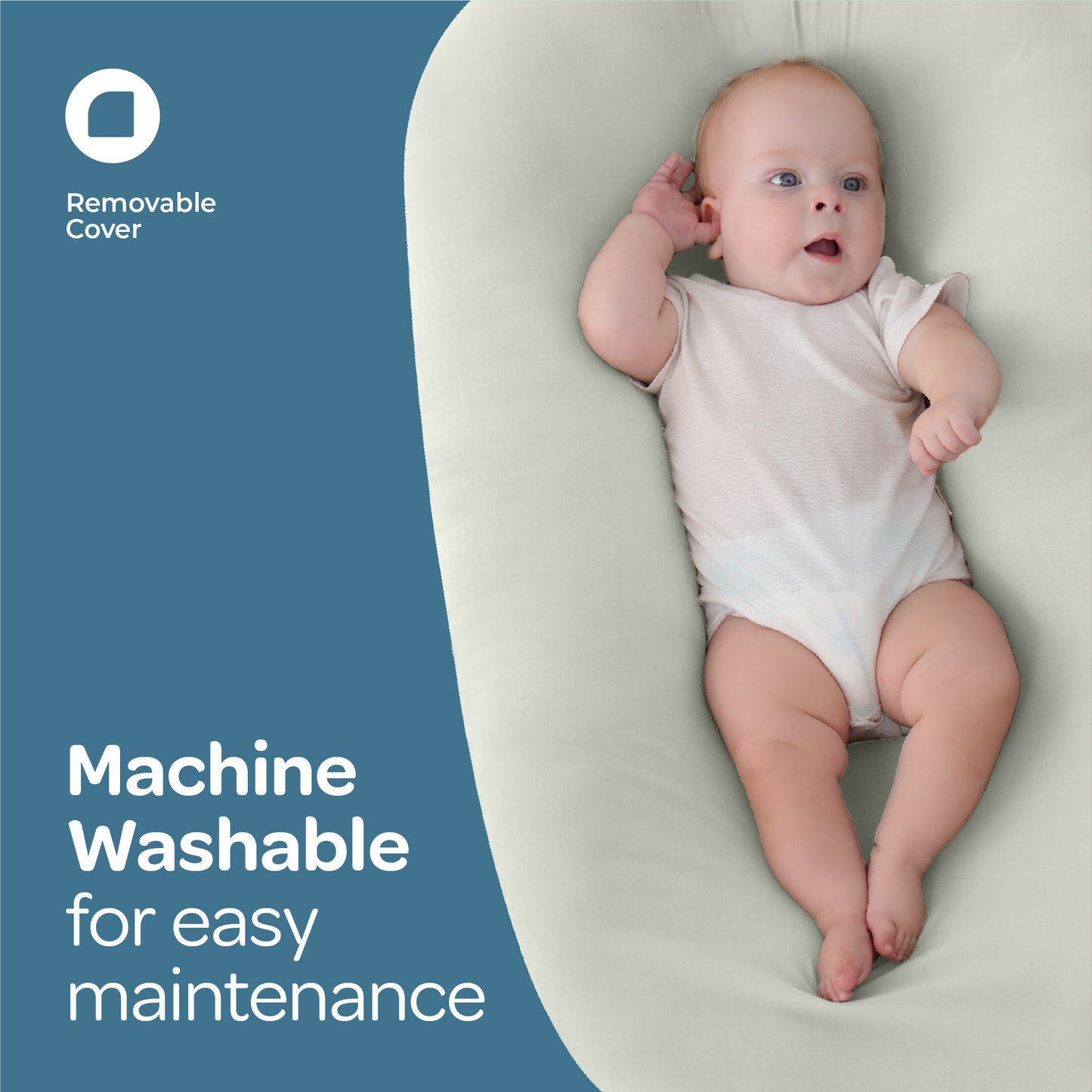 كرسي مون للأطفال (0-3 أشهر) 85*45 سم - أخضر