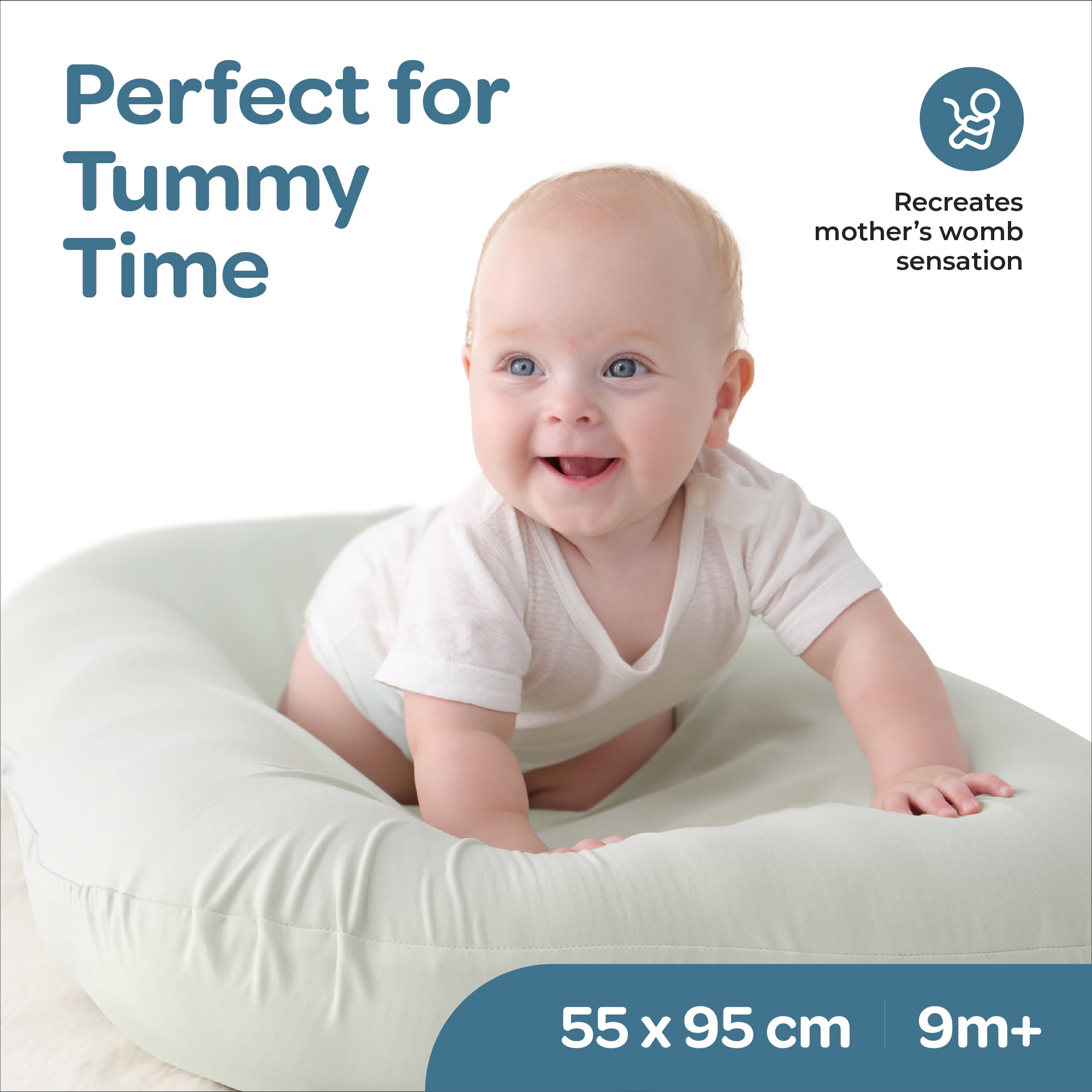 Moon baby lounger(9m+) 95*55- Green - The Moon Brand™