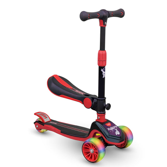 MOON Xplora Baby Scooter with seat- Red