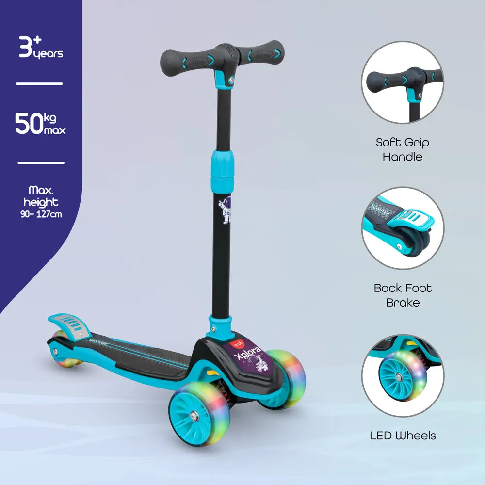 MOON Xplora Baby Scooter - Red/Blue — The Moon Brand product image