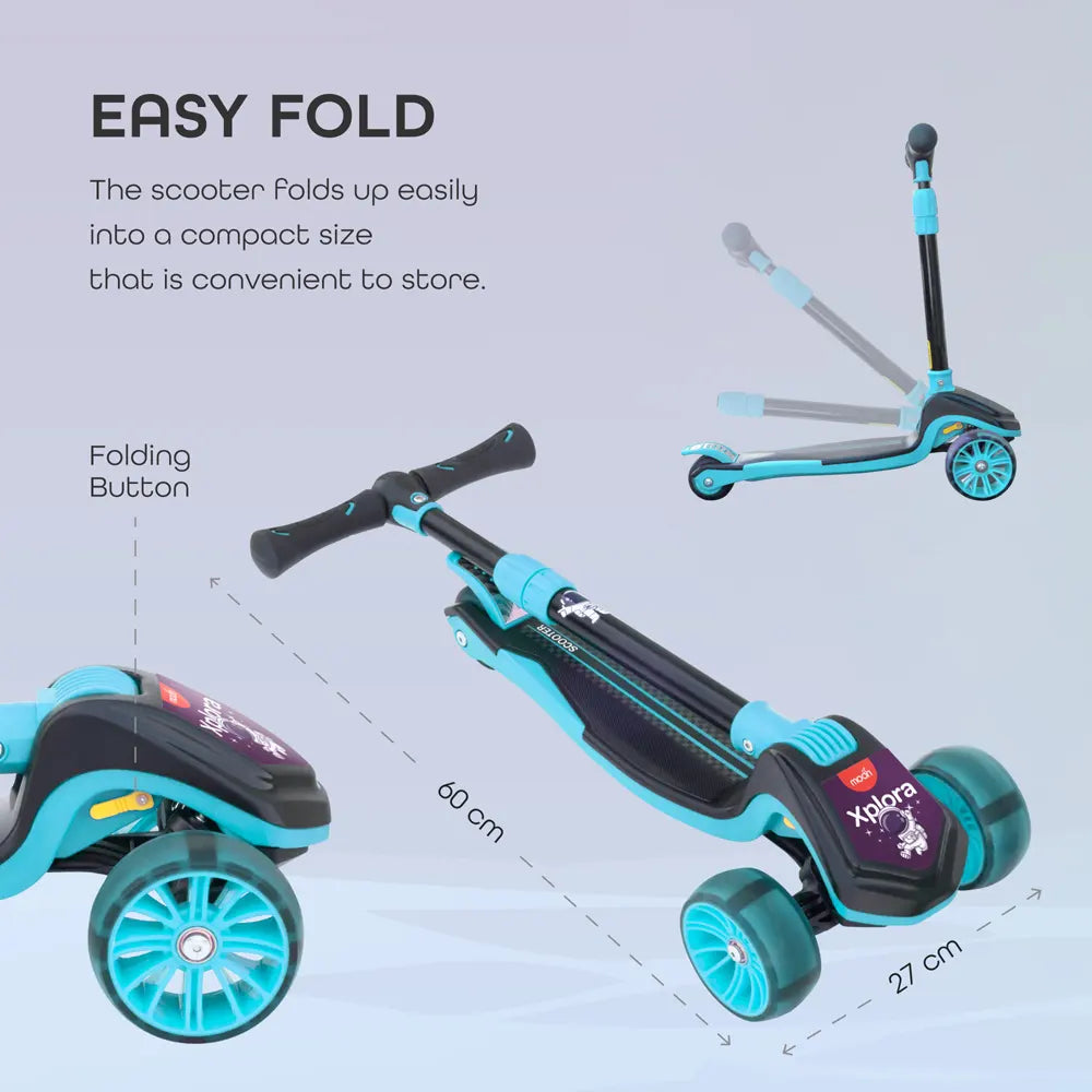 MOON Xplora Baby Scooter - Red/Blue — The Moon Brand product image