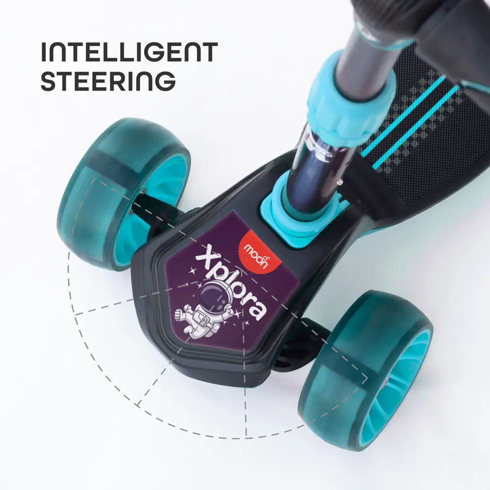 MOON Xplora Baby Scooter - Red/Blue — The Moon Brand product image