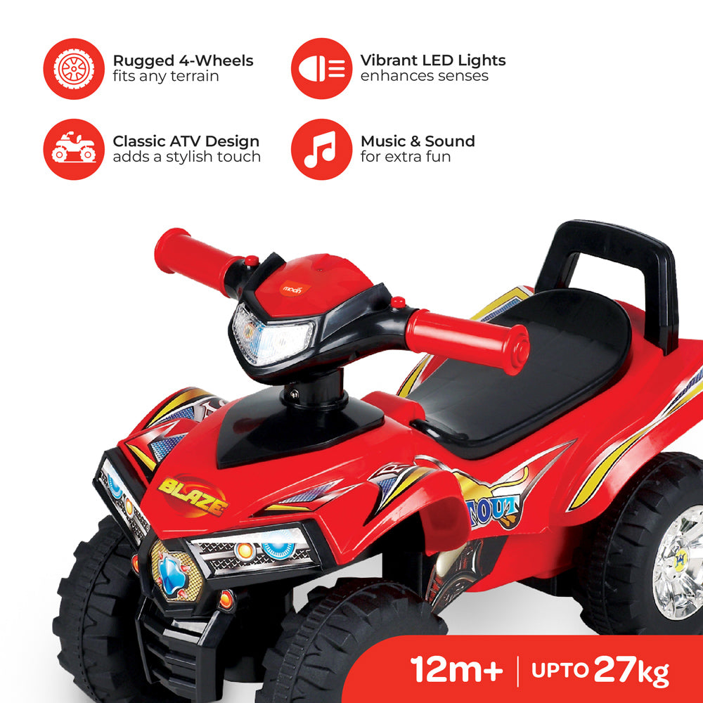 MOON Blaze Quad Bike - Red - The Moon Brand™