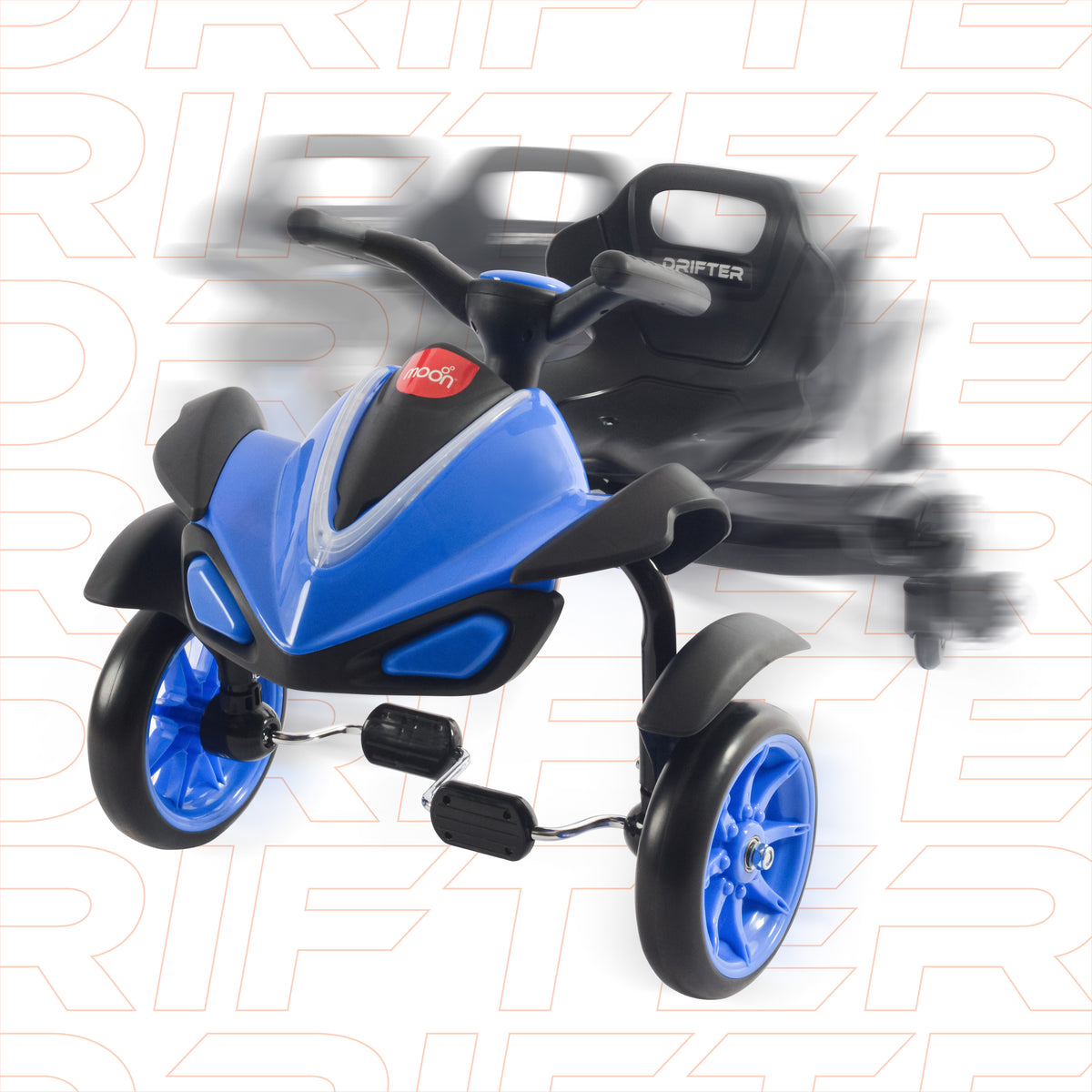 MOON Drift car - Red/Blue — The Moon Brand product image