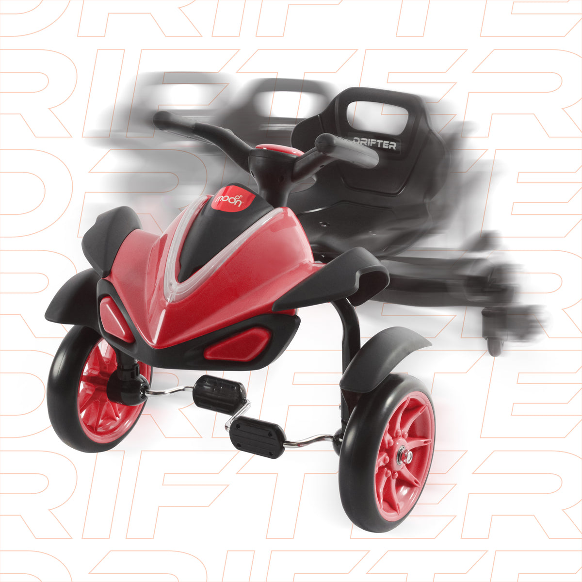 MOON Drift car - Red/Blue — The Moon Brand product image