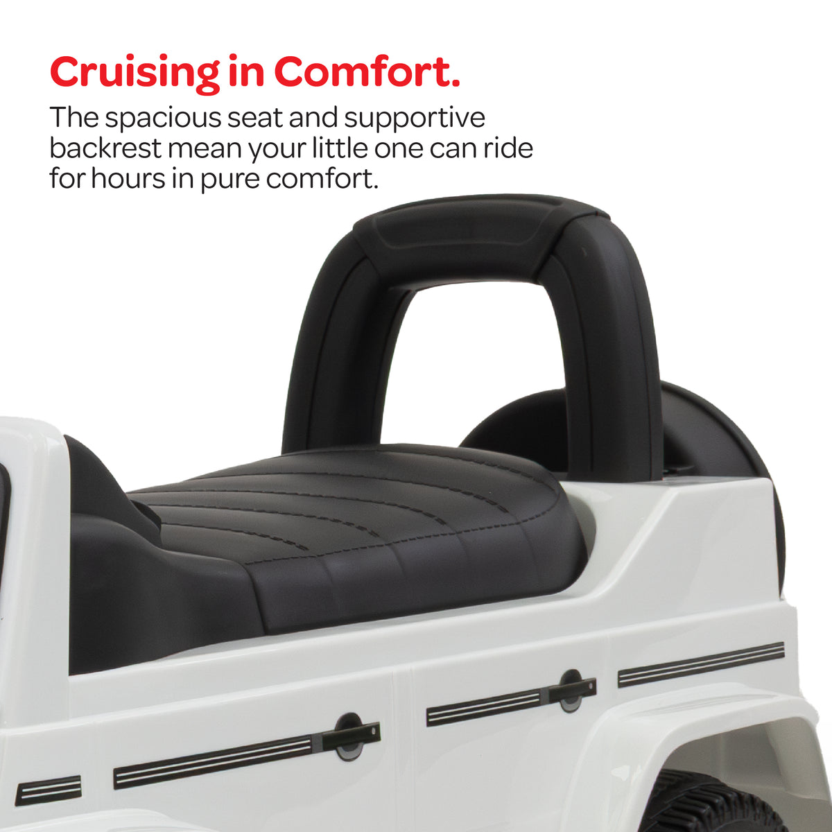 MOON Licensed Mercedes Ride on -white