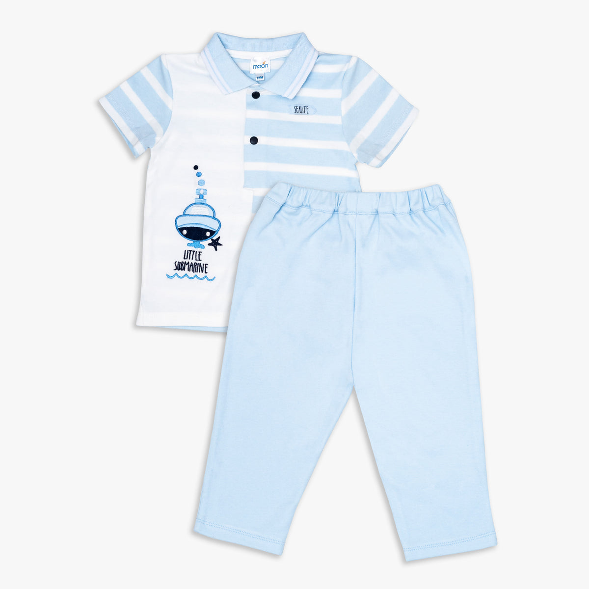 Top & Pants Set Blue - The Moon Brand™