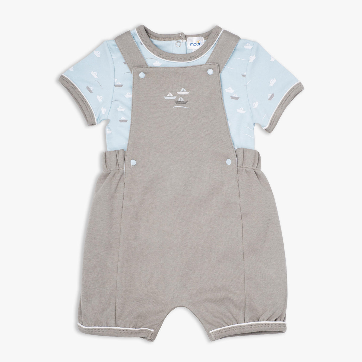 Dungaree & Top Set Teal - The Moon Brand™