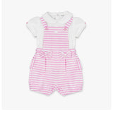 Dungaree & Top Set Pink