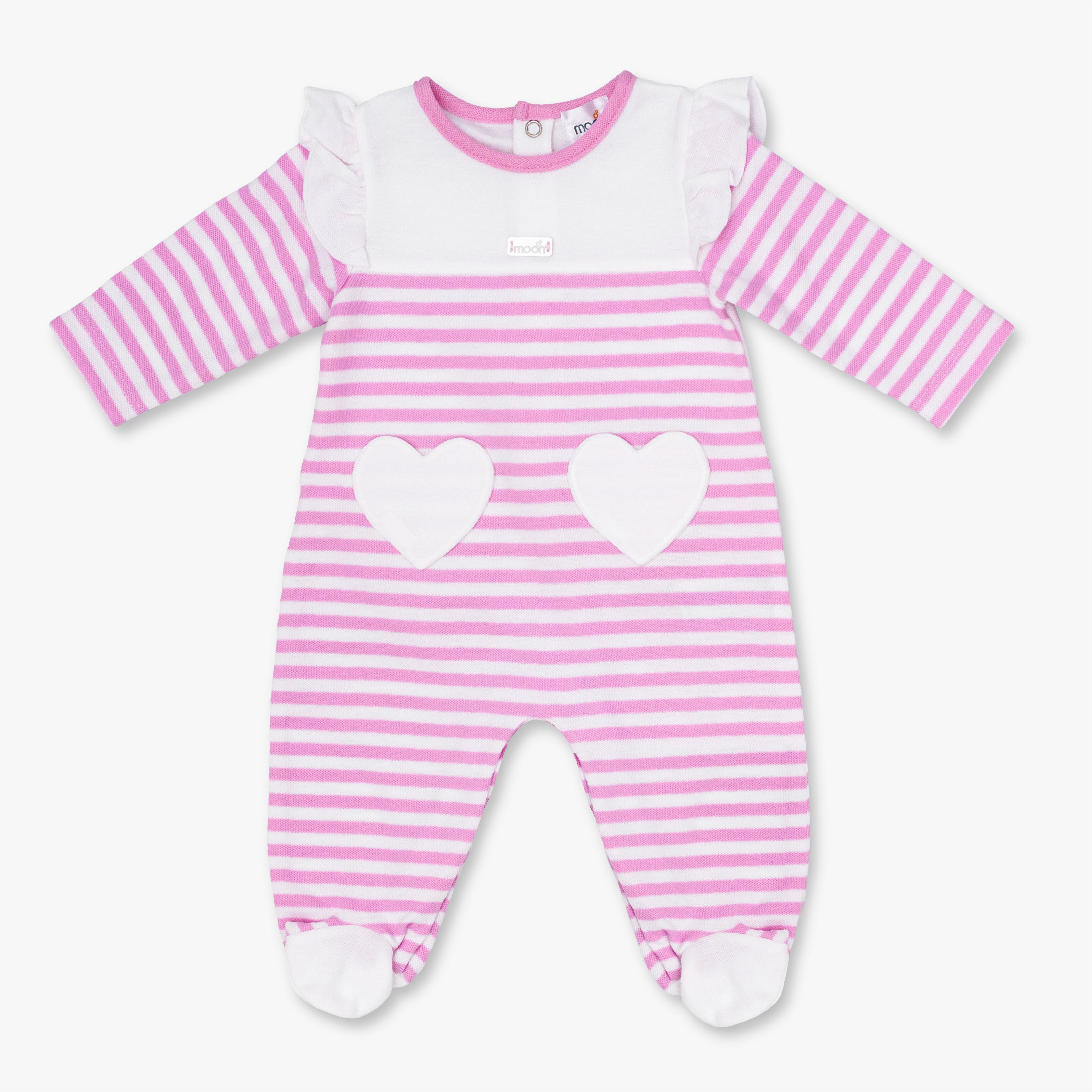 Cotton Sleepsuit Rose - The Moon Brand™