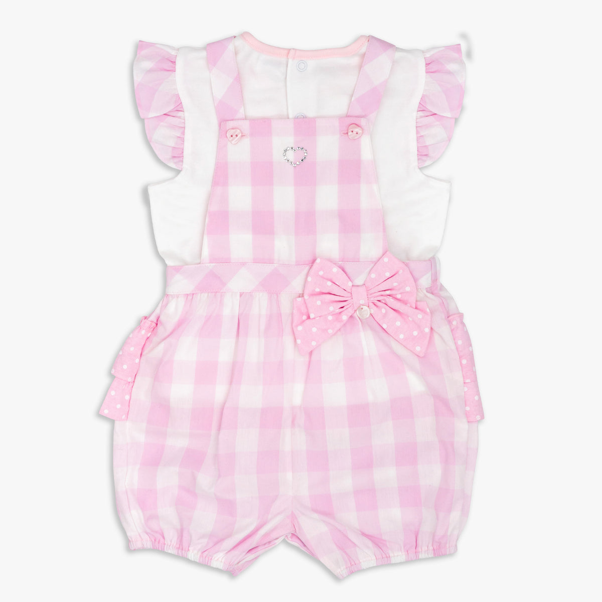 Dungaree & Top Set Rose - The Moon Brand™
