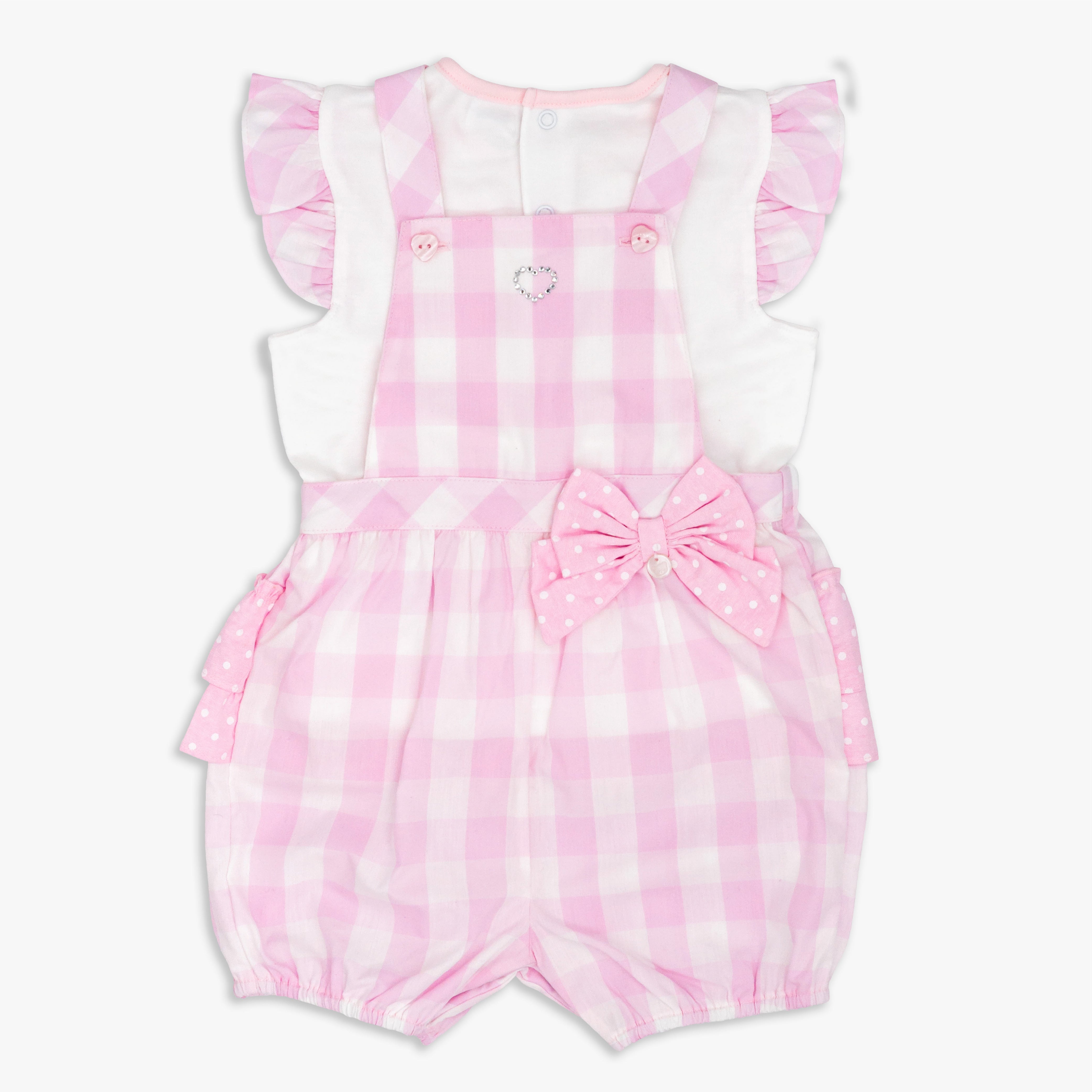 Dungaree & Top Set Rose - The Moon Brand™