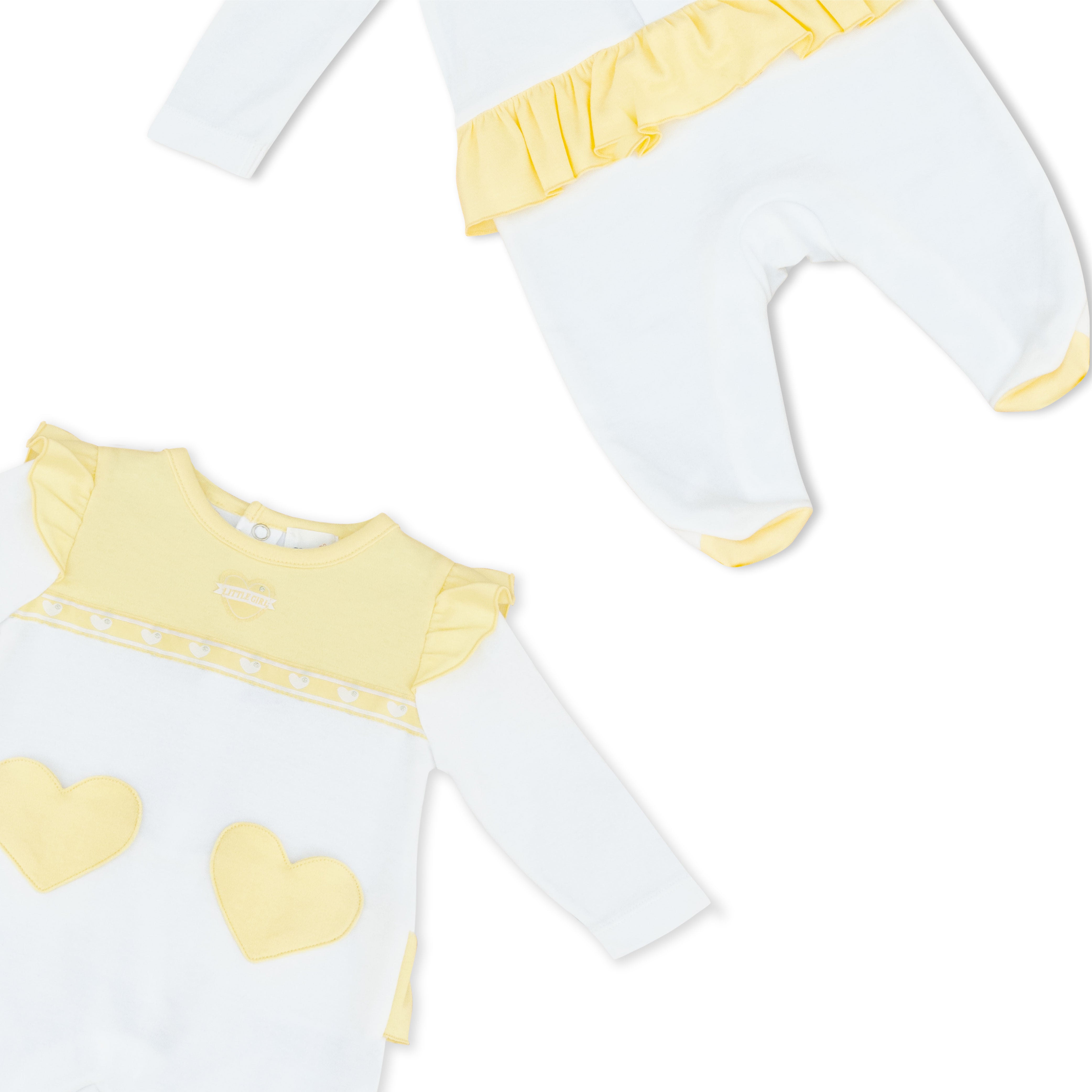 Cotton Sleepsuit Yellow - The Moon Brand™